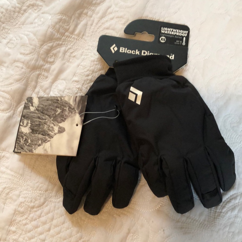 Black Diamond lightweight waterproof gloves